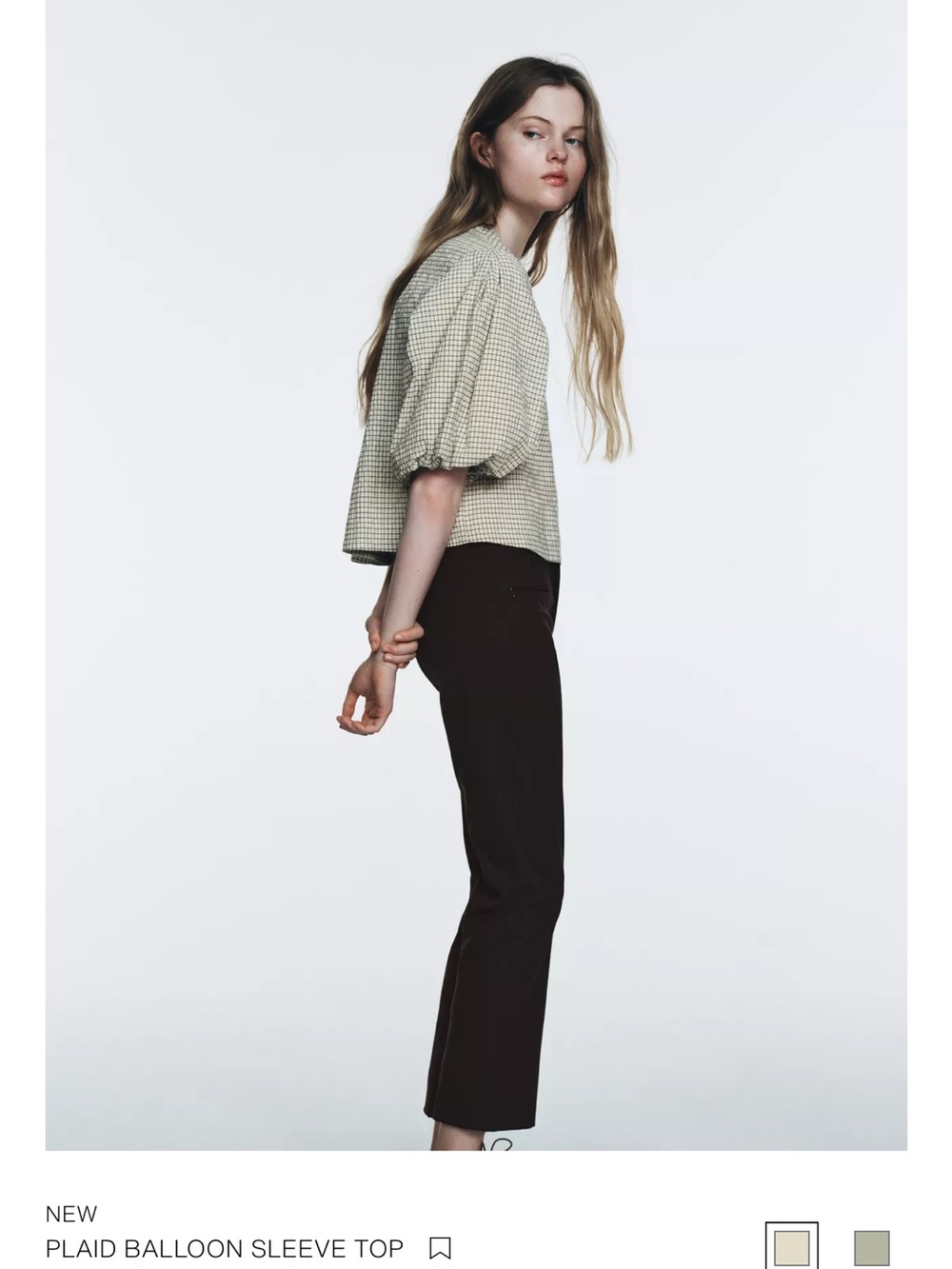 Zara Balloon Style Top 2x